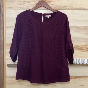 Skies Are Blue Linen Top